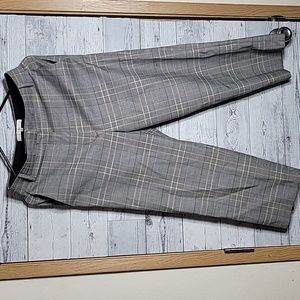 Tibi Plaid Capri Pants Size 4